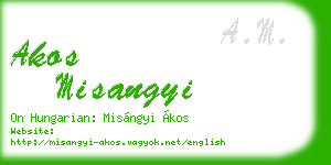 akos misangyi business card